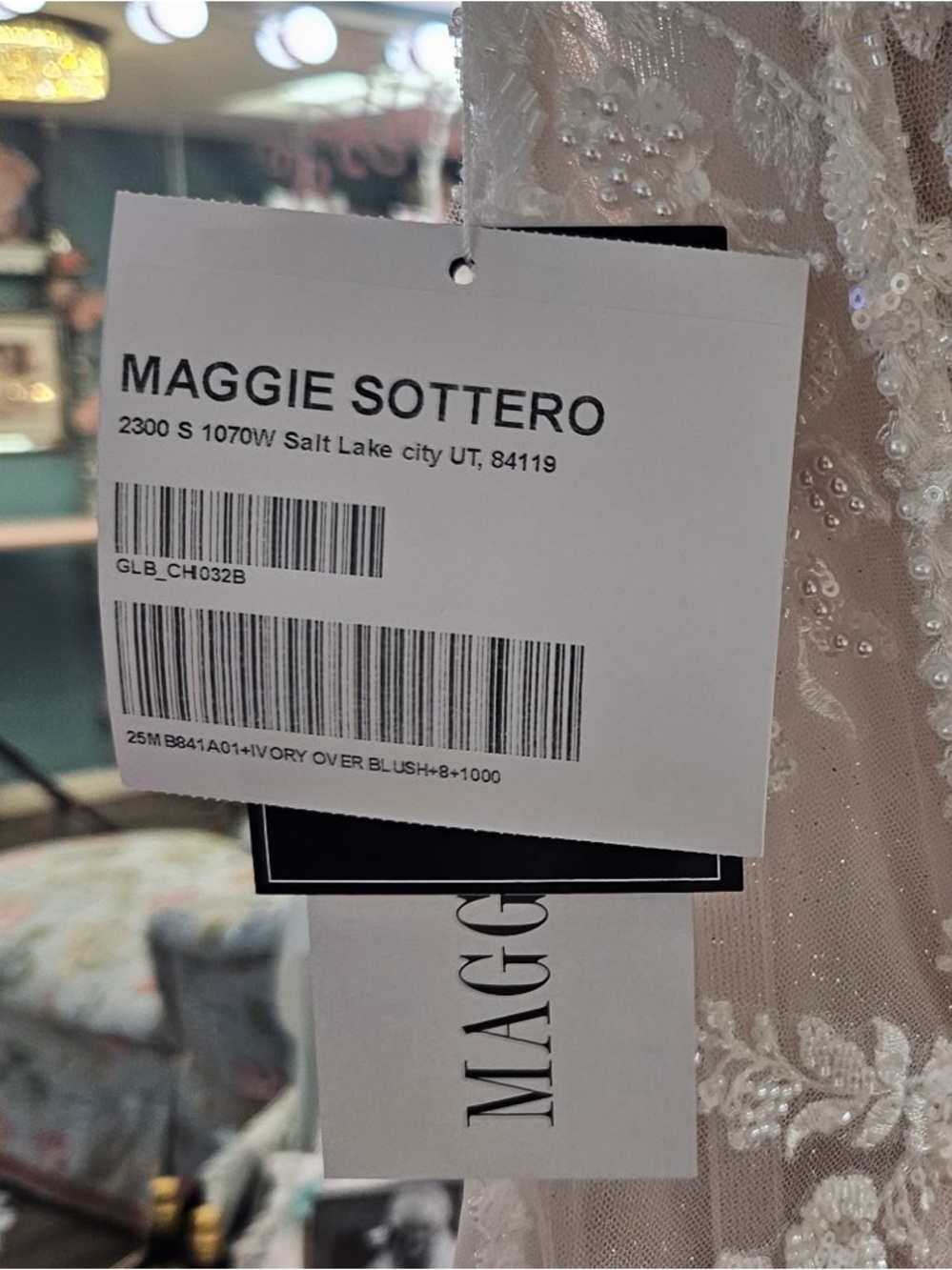 Maggie Sottero NWT NEVER WORN!!Benjie Royale Mermaid Dress - Picture 5 of 7